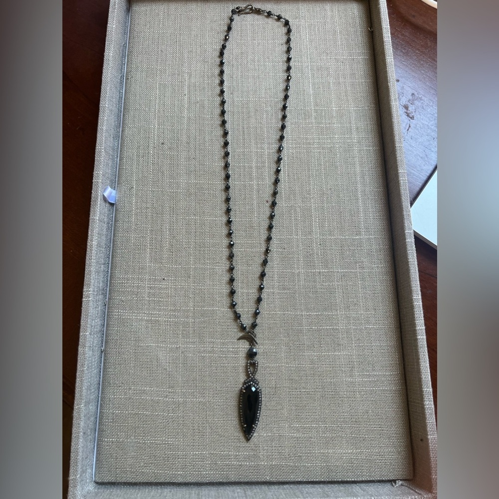 Chan Luu black spinel necklace.